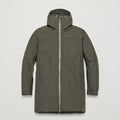 Moss Montane Men's Spirit Long Insulated Waterproof Jacket Front MSLIJMOS