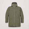 Caper Montane Men's Spirit Long Waterproof Jacket Front MSLOJCAP