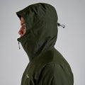 Oak Green Montane Men's Spirit Waterproof Jacket Model 4