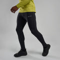 Black Montane Men's Slipstream Thermal Trail Running Tights Model 3