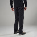 Black Montane Men's Tenacity Softshell Pants Model Back