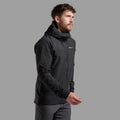 Black Montane Men's Tenacity Hooded Softshell Jacket Model 4