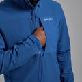 Neptune Blue Montane Men's Tenacity XT Hooded Softshell Jacket Model 7