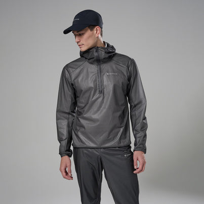 Midnight Grey Montane Minimus Nano Waterproof Pull On Front